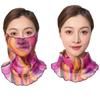 Women's Versatile Silk Neck Gaiter: Pullover, Sun Protection, Ear-Hanging, All-Match Scarf & Mask
