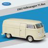 1/24 Scale Welly  1963 Volkswagen T1 Bus Alloy Car Model Diecasts Metal Toy Vehicles Car Model High Simulation Collection Childrens Gifts