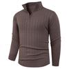 Men's Fashionable Half-Zip Button-Up Sweater Jacket - Autumn/Winter 2025 Collection
