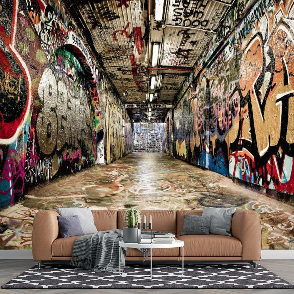 

Graffiti Wallpaper Abstract Large Graffiti Wall Mural Living Room Murals Decor 200 cm(W) x 140 cm(H)