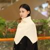 High Collar Shawl Winter Keep Warm Neck Protection Pullover Knitted Scarf For Women