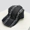 And Women Vintage Bow Broken Style Baseball Caps Sun Protection Korean Style Heat Retaining Personalized Peaked Hats Outdoor Use All-Match