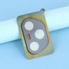 2Pcs For Honor 400 Pro 5G (Global) Camera Lens Protector Silk Printing Lens Film 3D Arc Edge