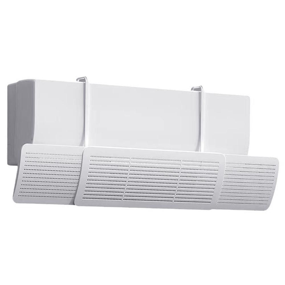 

Adjustable Air Conditioner Wind Deflector Shield ABS Honeycomb Universal Wall Mounted AC Vent Cover A