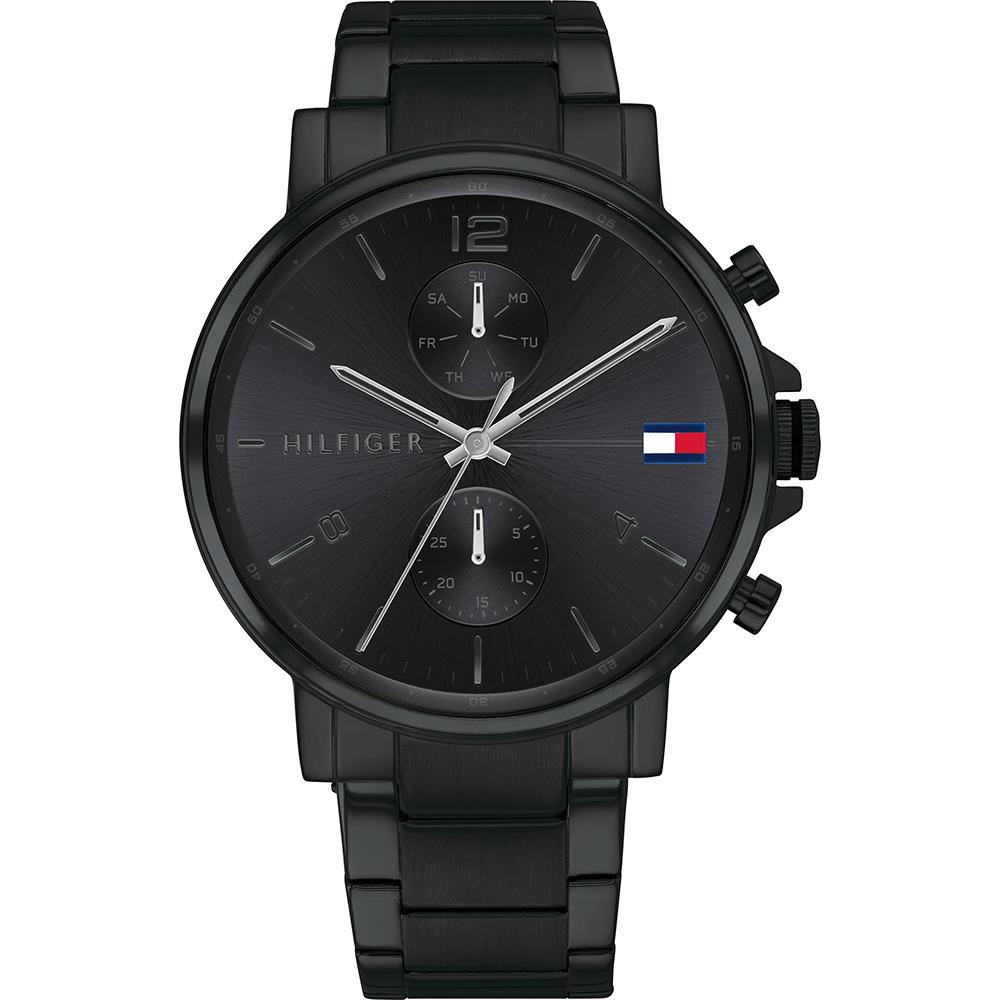 

Tommy Hilfiger Daniel Black Dial Black Stainless Steel Bracelet Men s Quartz Watch 1710414 чёрный