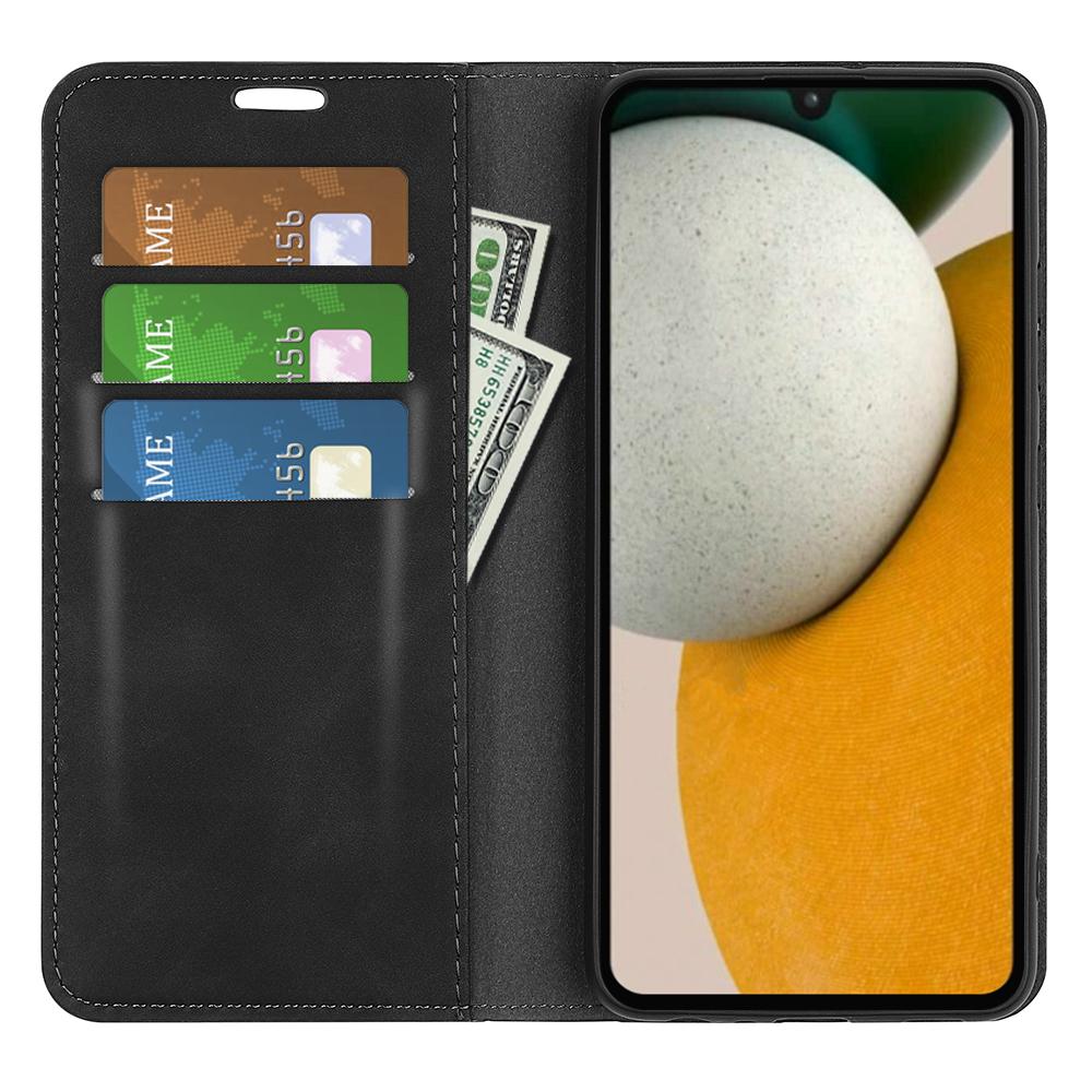 For Samsung Galaxy A15 5G Phone Case PU Leather Wallet Stand Skin-touch Mobile Phone Cover