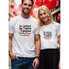 1PCS Couple Valentine's Day Casual Short Sleeve Lightweight Easy-match Top