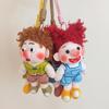 Soft Cartoon Curly Hair Plush Keychain Lovely Fluffy Doll Pendant 1Pcs Durable Key Holder for Women Purse Decor