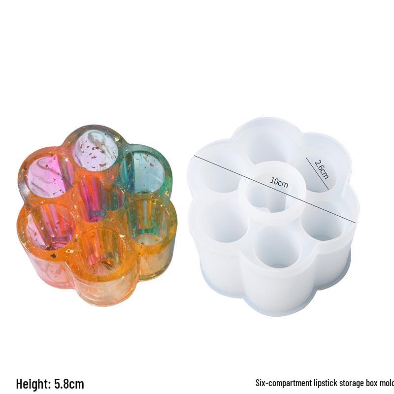 

Силиконовая форма для мака своими руками для креативной коробки для хранения помады