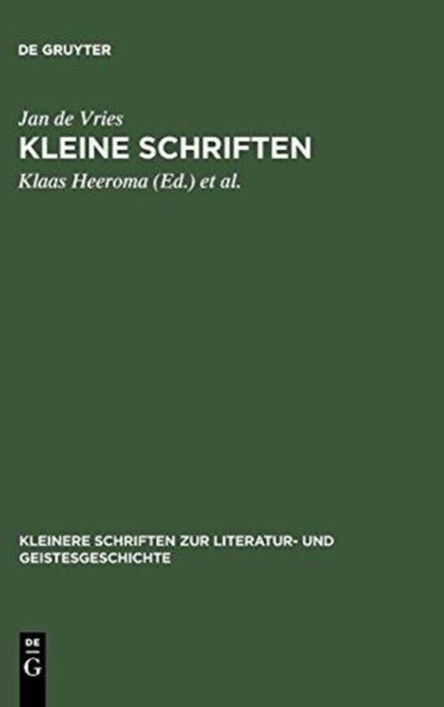 Buch Kleine Schriften