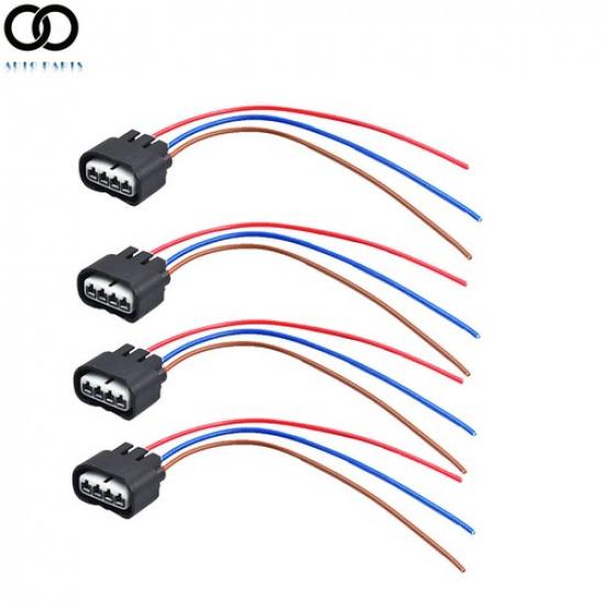 Ignition Coil Female Connector Plug Harness For Toyota Lexus 3.0L 3.3L 3.5L 4.0L