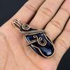 Sodalite Pendant Handmade Gemstone Jewelry, 999 Copper Wire Wrapped Pendant ,Unique Design Jewelry Pendant