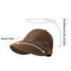 Color Matching Peaked Cap Wide Eaves Sun Hats Gifts Sunshade Fisherman Hat