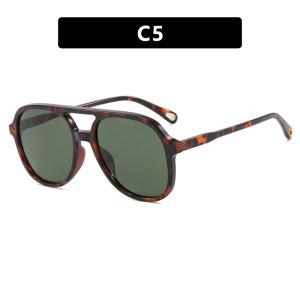 

New Men Sun Glasses Men High End Street Vintage Square Modern Pilot Sun Glasses Hip Hop Bouncy Glasses UV400 Eyewear W140625WW-