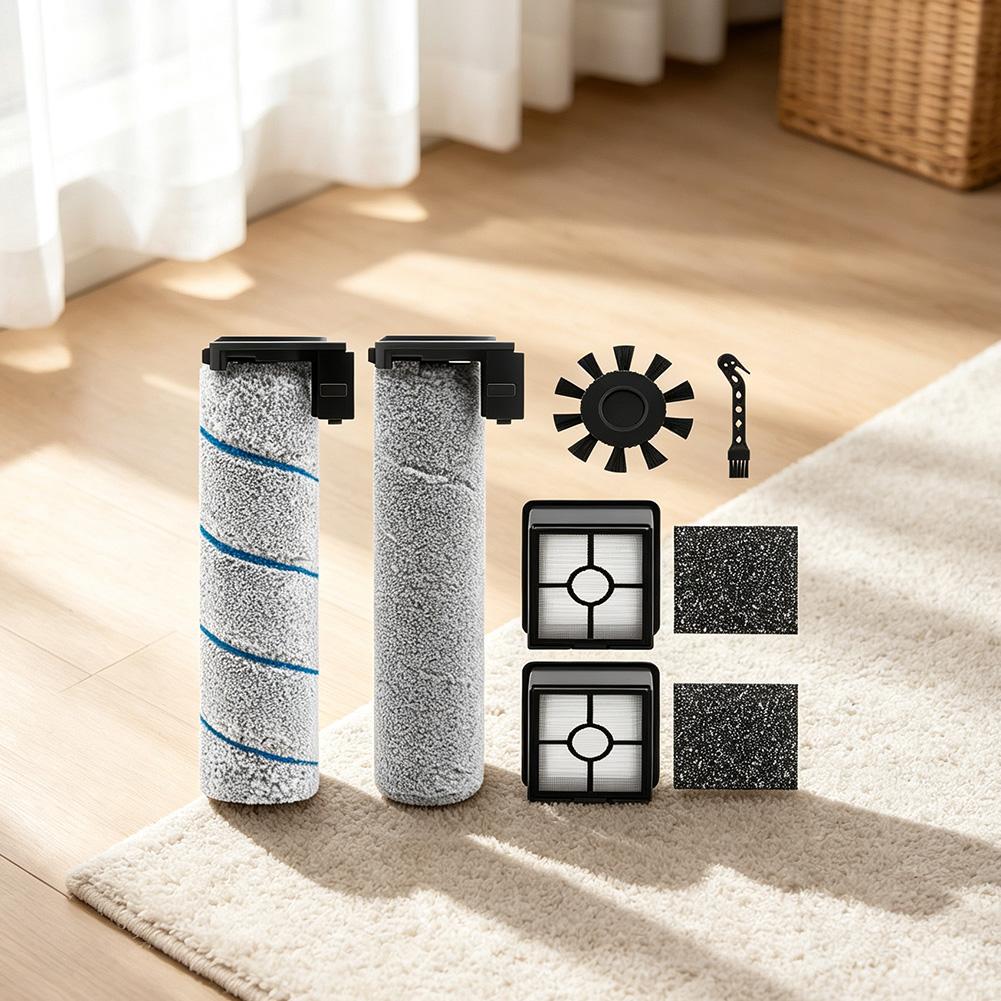 Side Brush Rollers Filter Kit For Rowent For X-Clean 2 / For X-Clean 4 / GZ503 Vacuum Cleaner Accessories