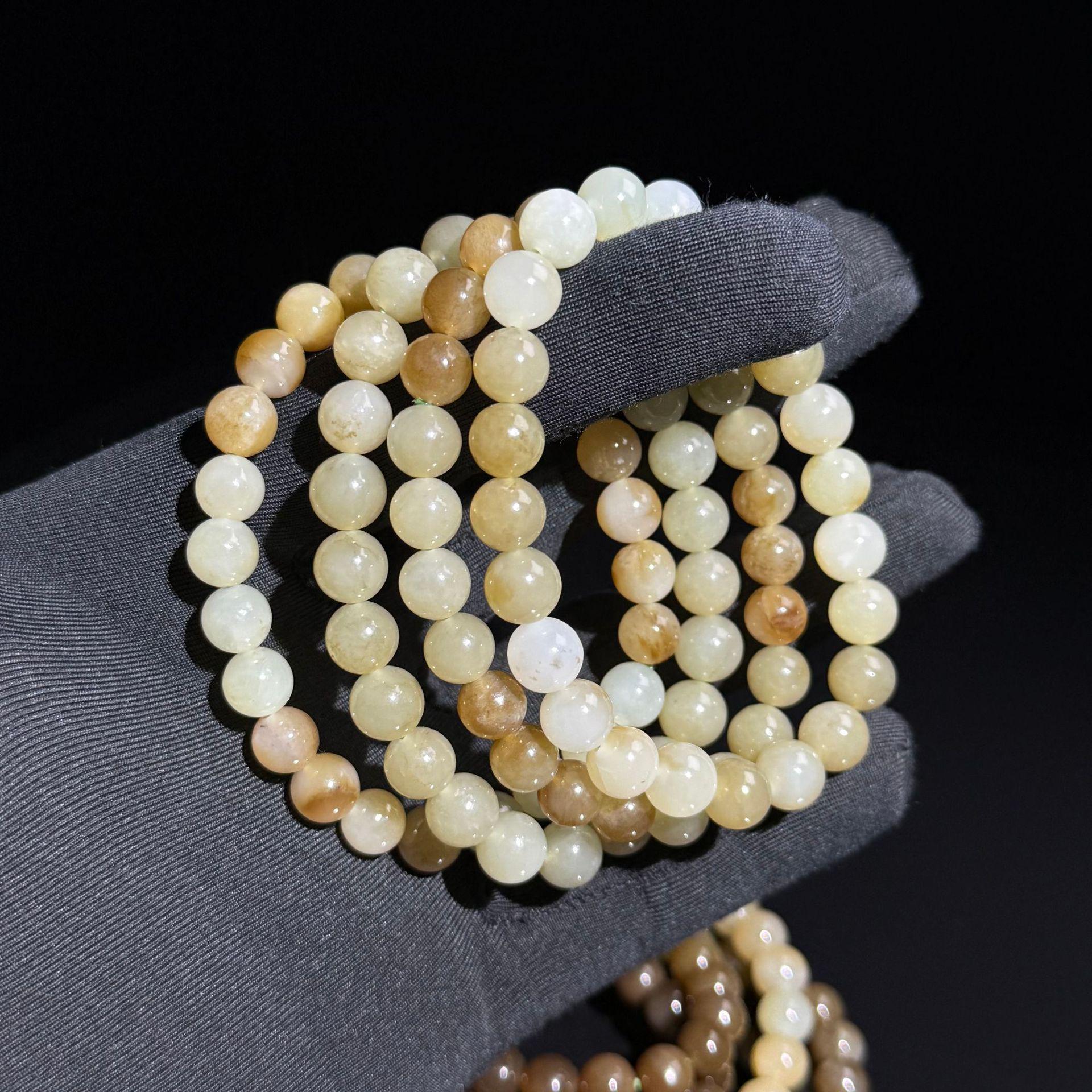 Hetian Jade Gradient Crystal Women s Bracelet - Light Luxury Collection