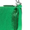 By Far Rachael Hardware Chain Shoulder Strap Zipper Closure Leather Mini Shoulder Bag Women handbags Green 22FWMIRACNMEGSMA