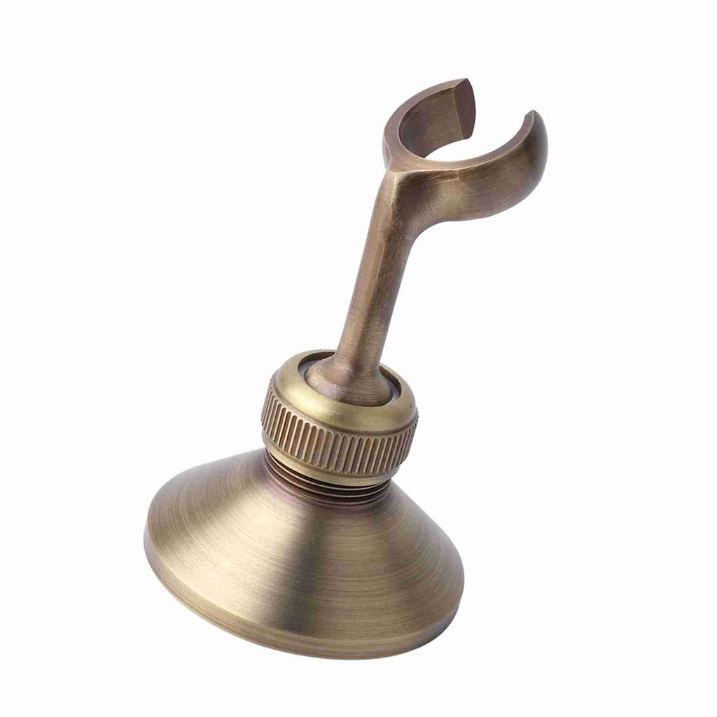 Suporte de Chuveiro Ajustável de Latão Galvanizado Cromado Base para Acessório de Banheiro Doméstico