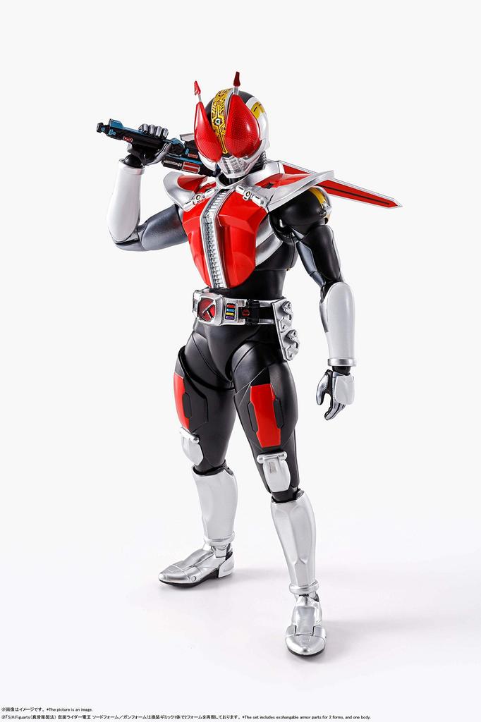 TAMASHII NATIONS Kamen Rider Sword Form 145mm Painted Movable Figure S.H.Figuarts Den-O Form/Gun (Shinketsu Shōhō) Approx. ABS&PVC
