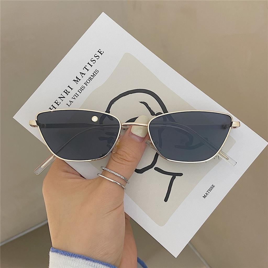 Sunglasses for Women Classic Fashion Oversized Anti-Reflective Vintage Square Metal Sun Glasses Driving Eyewear UV400