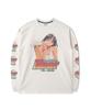 QT8 GARMENTS Rg Hear The Bubble Ec Washed Long Sleeve (Ecru)