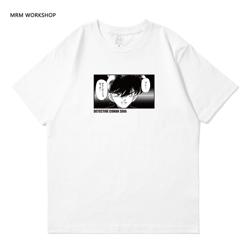 Detektyw Conan Anime Periferyjne Ubrania Krótki Rękaw Kudo Shinichi Amuro Przez Potwór Złodziej Kidd T-Shirt Męski i Damski