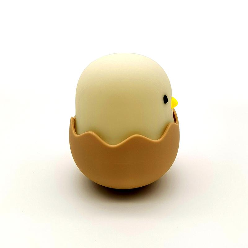 Silicone Chicken Egg Touch Sensor Led Night Light For Kids Sleeping Cute Silicone Friendship Lovely LED