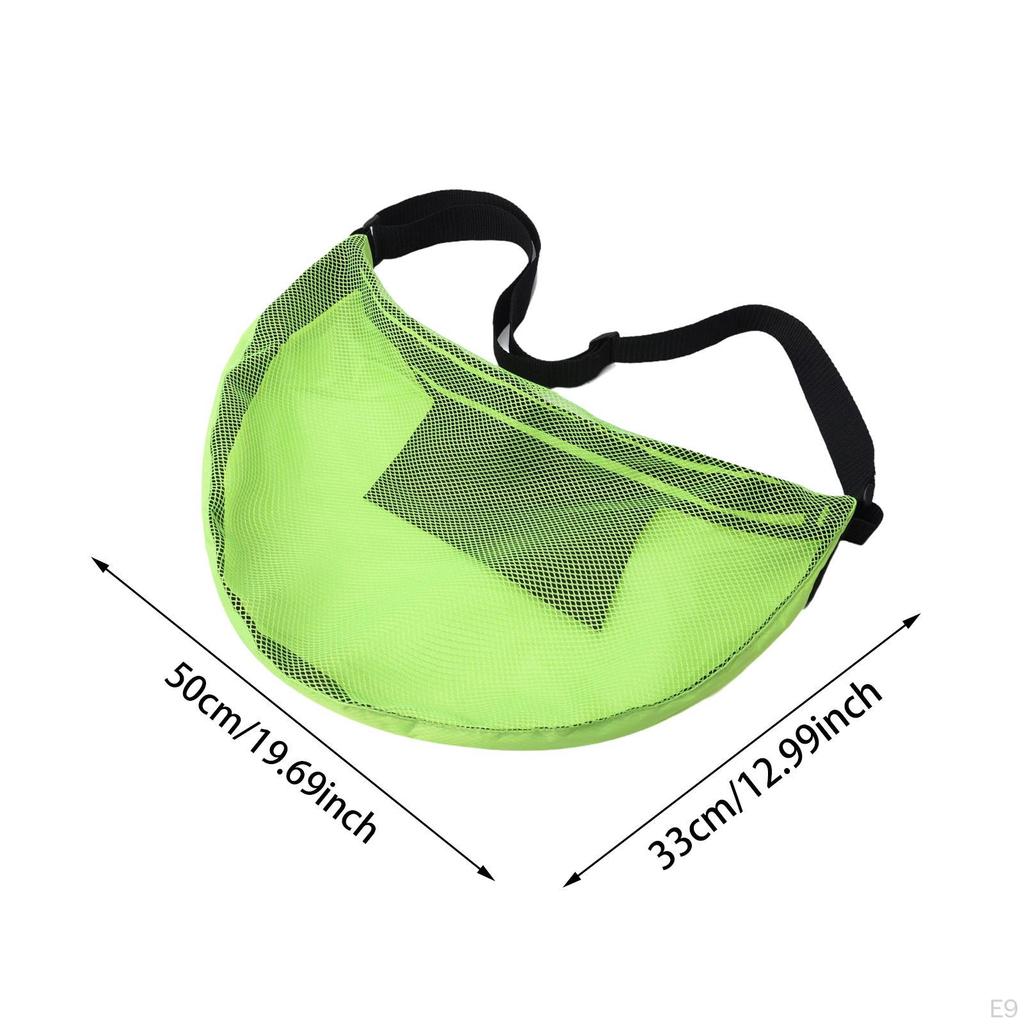 Basketball Storage Carrier Bag with Net for Sports Activities