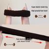 Super Elastic High Ponytail Hair Tie - Durable Rubber Band with Leather Cover