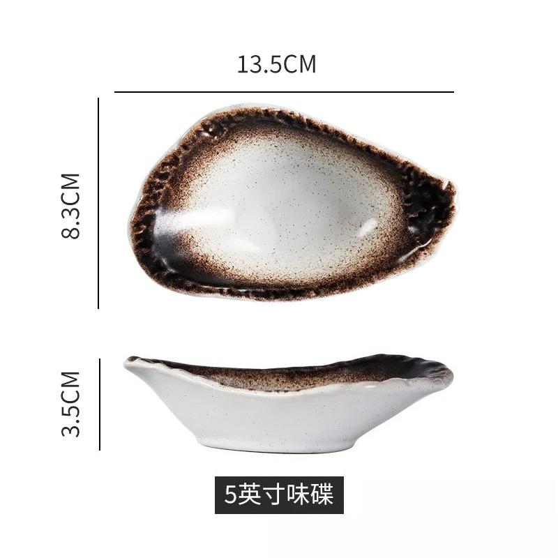 Keramik Retro Zuhause Sojasaucenschale Essigtopf Gewürzschale Küchenzubehör Beilagen Sushi Dip Schale Geschirr.
