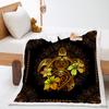 Digital Printed Cover Blanket Turtle Marine Animal Thickened Lamb Down Crystal Plush Blanket