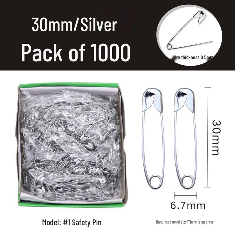 Metal Brooch Pin Clasp - Available in Small and Large Sizes with Free Shipping