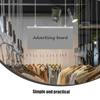 10Pcs PVC Hanging Strip Waterproof Mall Supermarket Display Mount Rail Poster Frame Scroll Support Hanger Chain Hook Advertising