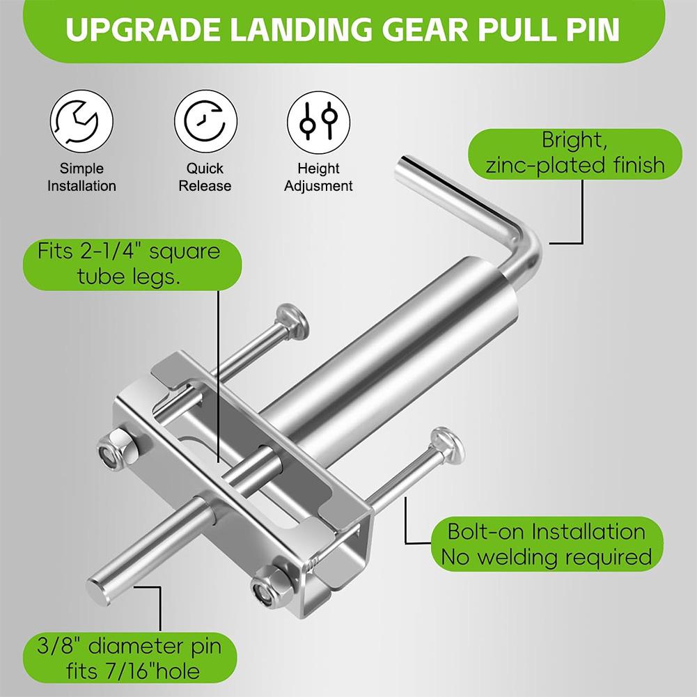 

Heavy Duty Quick Release Pull Pins for RV Fifth Wheel Trailer Landing Gear Zinc Plated Steel Easy Installation Kit China Mainland