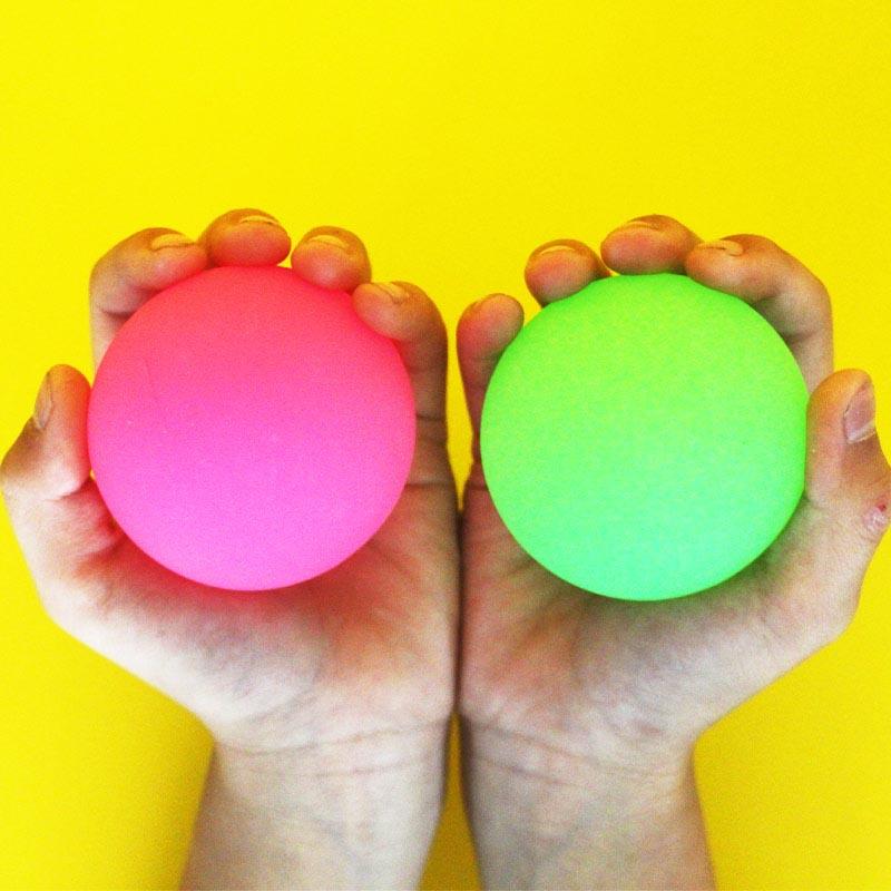 

1PCS Big Size 55MM Bouncy Balls For Kids Party Favors Children Luminous Toys Glow In The Dark Birthday Gifts Carnival Prizes