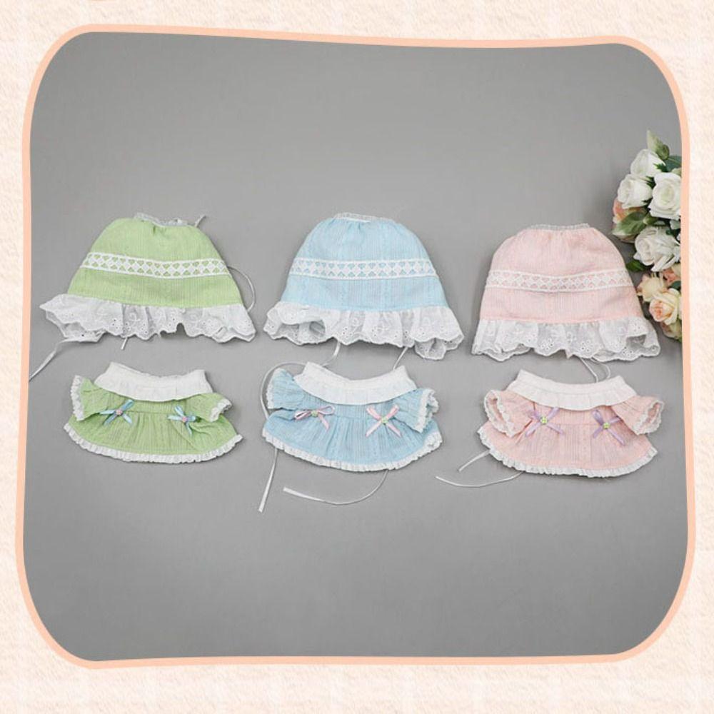 

Платье принцессы со шляпой, 5 цветов, плюшевая одежда для кукол, 20 см, хлопковая кукла/куклы EXO Idol