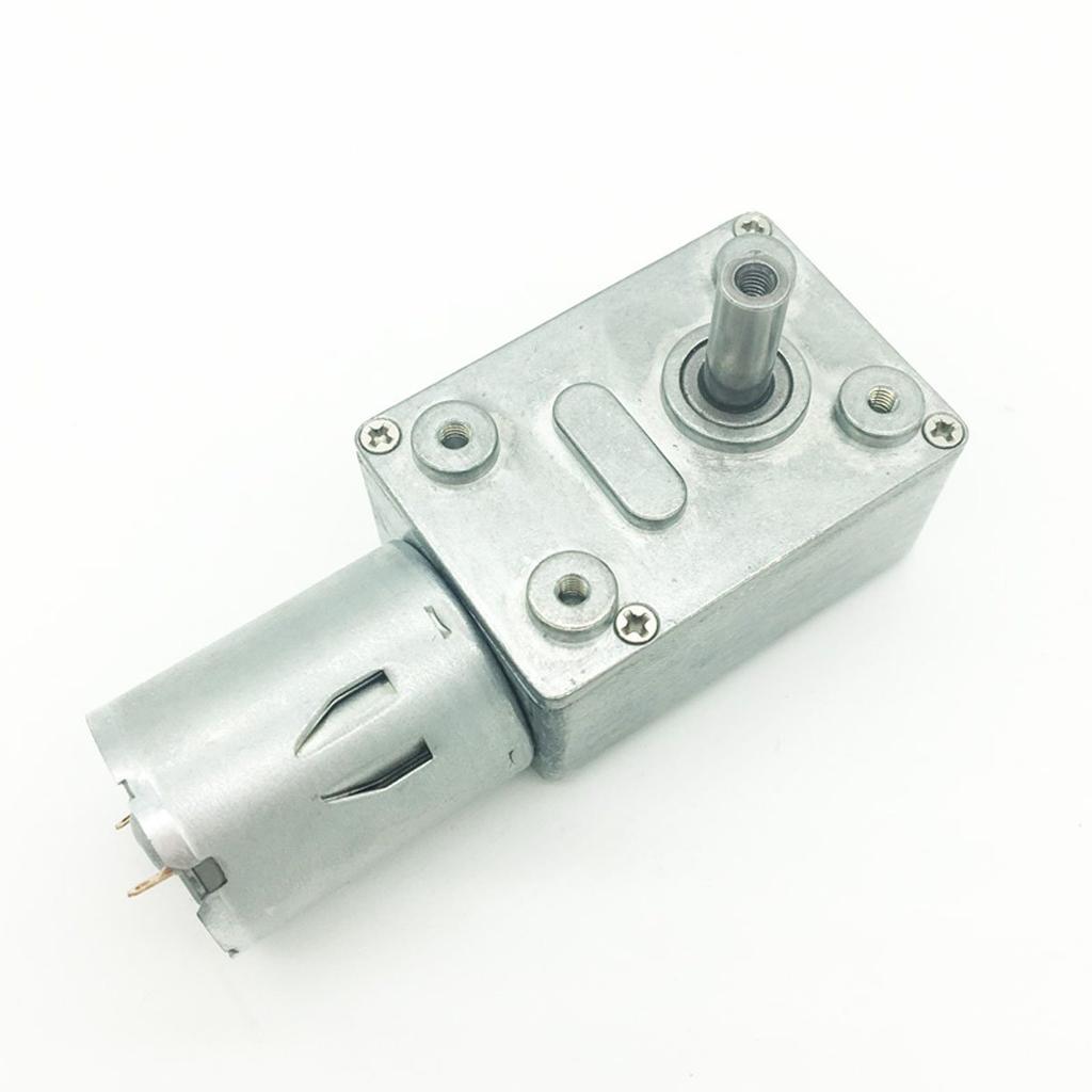 Bringsmart 12V High Torque DC Motor, Small, 3 rpm, 6V Geared Motor with 6mm Shaft, for BBQ Shows, Rotating Tables, Stage Lighting, Vending Machines,