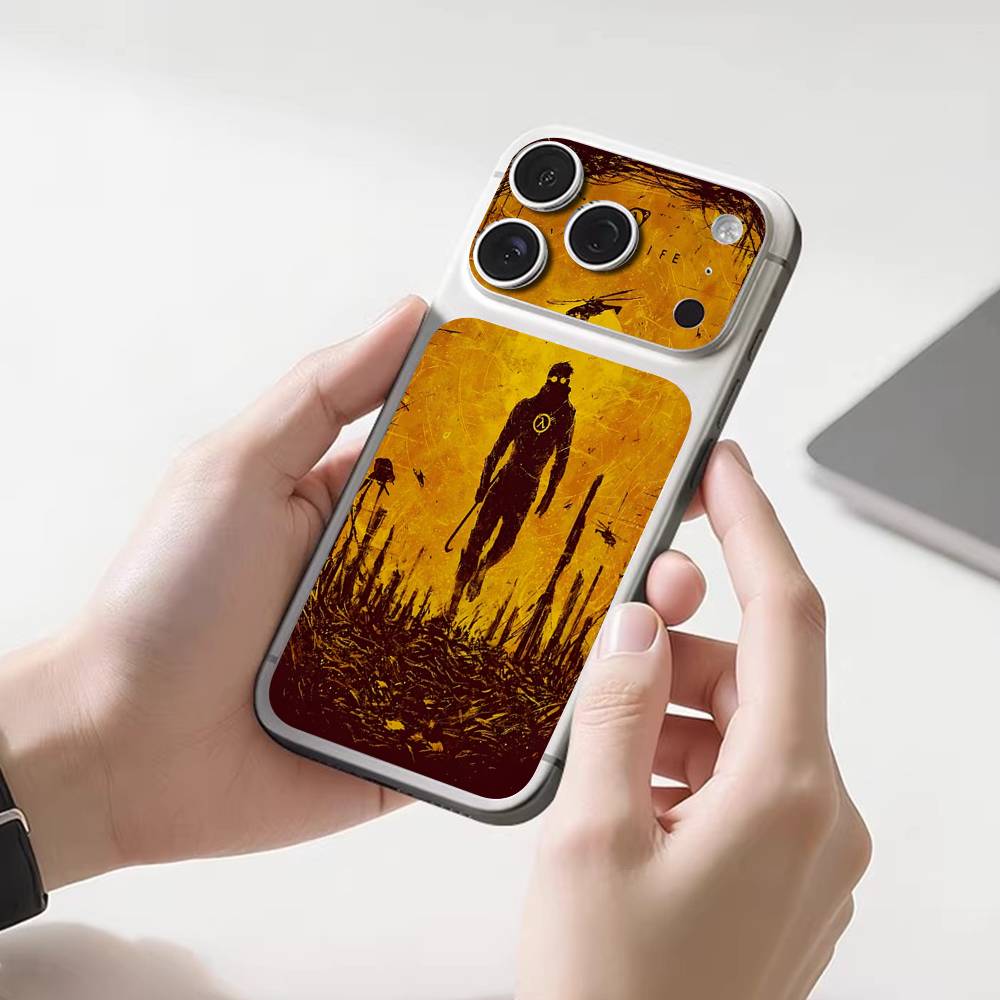 Game Half Life Back Cover Decal Protective For Iphone 17 Pro Max Skin Sticker Back Protective Decorative Sticker