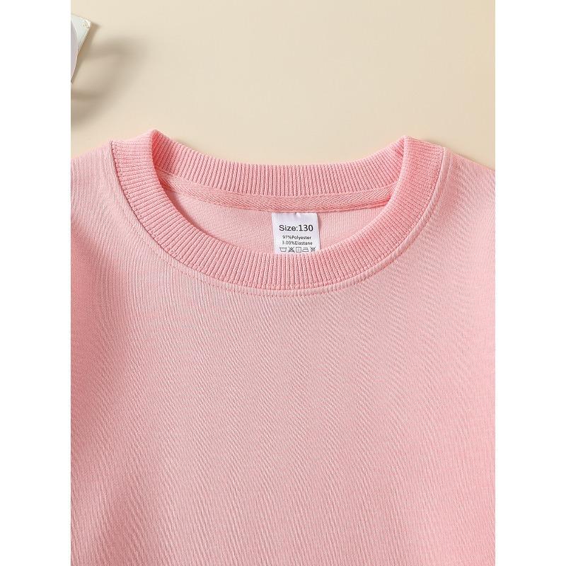 Unisex Crewneck Sweatshirt - Pink Bow Stars Music Notes Cat Machine Washable, Spring And Autumn, Sportswear And Casual Wear, Soft And Comfortable