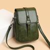 Geöltes Leder Retro Crossbody Handytasche für Damen