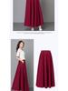 2024 Women's High Waist A-Line Maxi Skirt - Slimming, Versatile, Plus Size, Korean Style for All Seasons