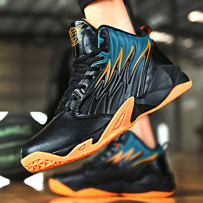 Men Retro Basketball Shoes for Men Lace-Up High Top Sneakers Shoes Basketball Breathable Basketball Shoes Women Outdoor Athletic