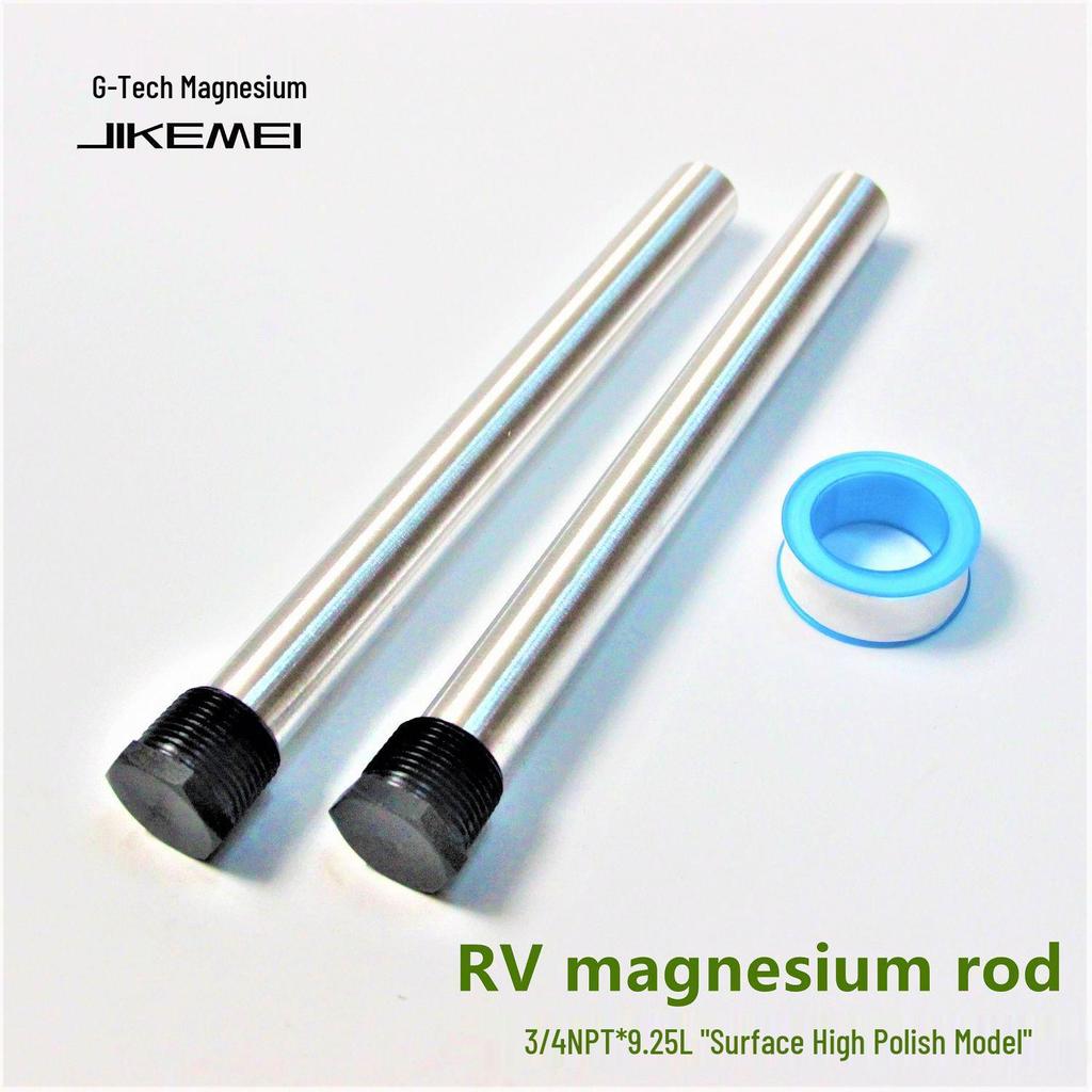 RV Water Heater Magnesium Anode Rod - 3/4 NPT US Standard, Two-Piece Set