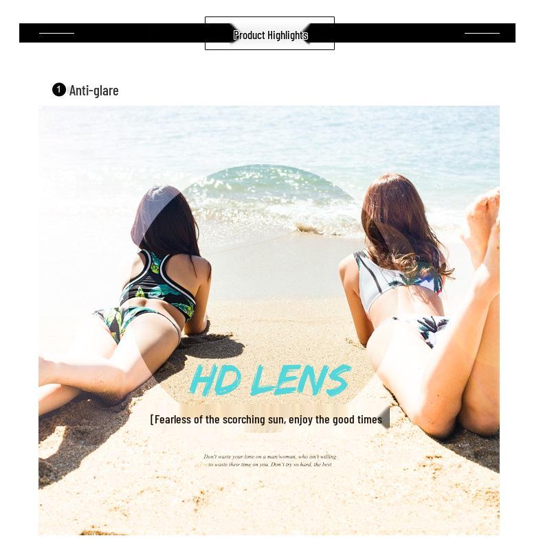 Oversized Retro Round Sunglasses for Women & Men - European & American Trendy Style (Model S8079)