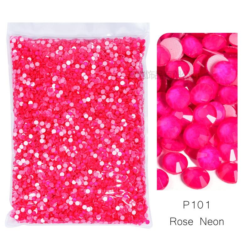Large Packaging Uniform Glass Imitation Austrian Hot Diamond, Hot Melt Adhesive Bottom Diy Clothing Shoes And Hats Jewelry Rhinestone