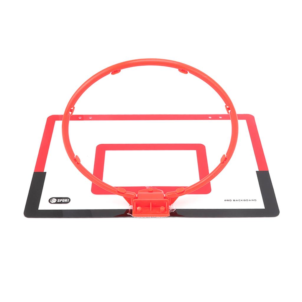 Mini Basketball Hoop Set Hole Free Mounting Bounce Design Red Black Indoor Parent Child Interaction