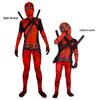 Kids' Deadpool Jumpsuit Cosplay Parent-Child Halloween Outfit Spider-Man Stage Performance Costume