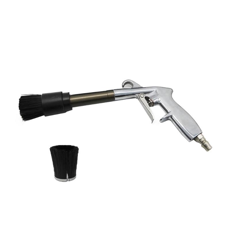 High Pressure Car Interior Cleaning Gun Automobile Detailing Cleaning Car Detailing Dry Washing Gun with Brush