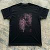 Y2k Grafik T-Shirt, Alt Gothic Fee Aufdruck, Unisex T-Shirt
