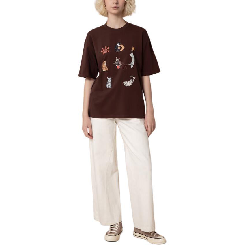 New Converse Chuck Taylor SEASONAL T Shirt Women's WCH662-J9T